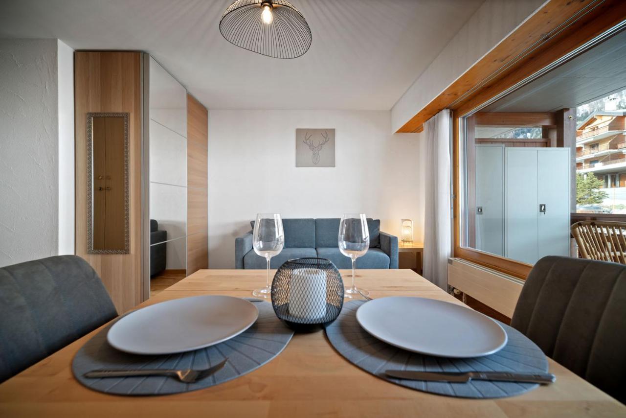 Charmant Studio Renove Situe Dans Les Bains D'Ovronnaz, Immeuble Les Sources Εξωτερικό φωτογραφία